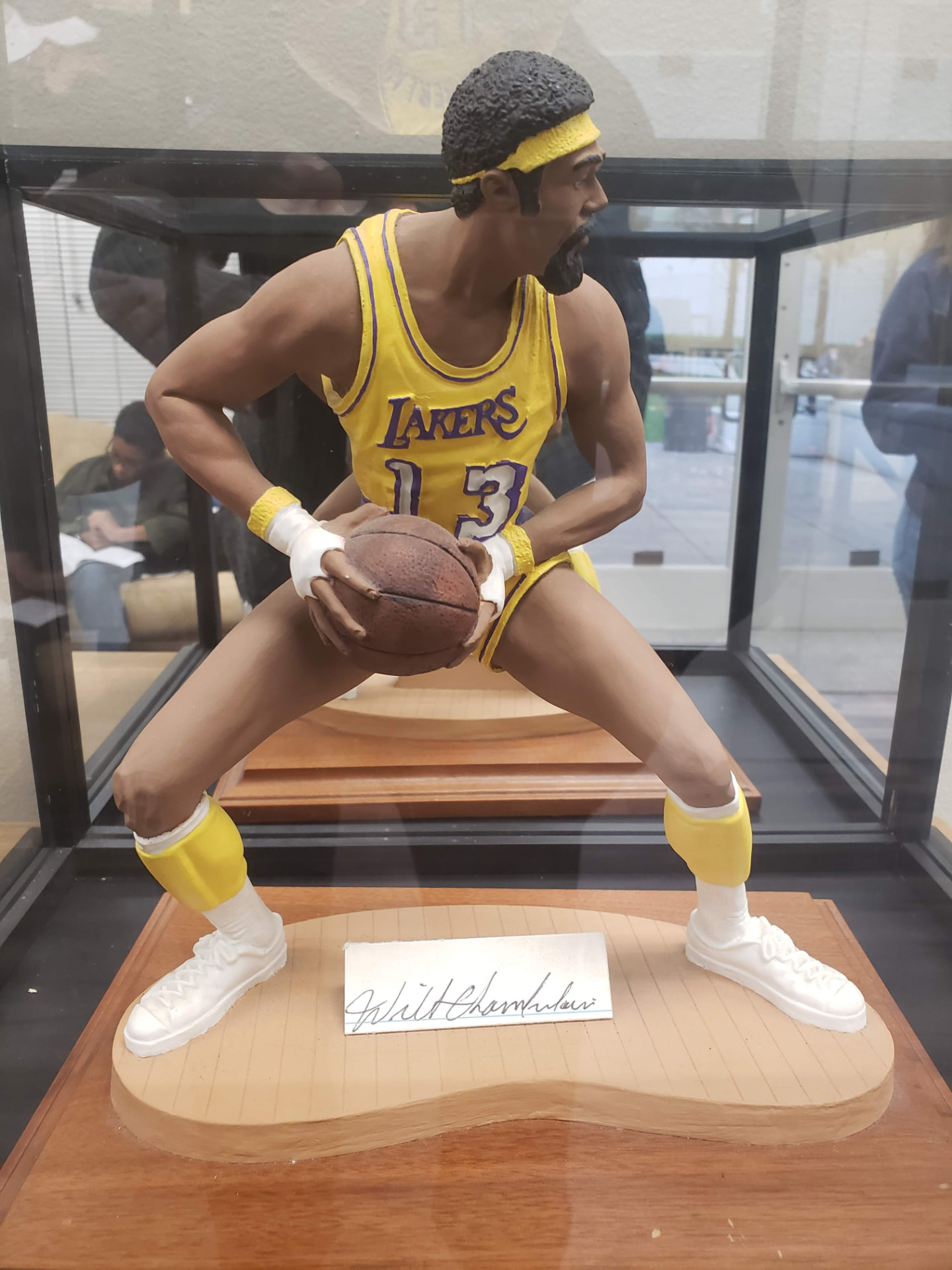 Signed Salvino Wilt Chamberlain statue